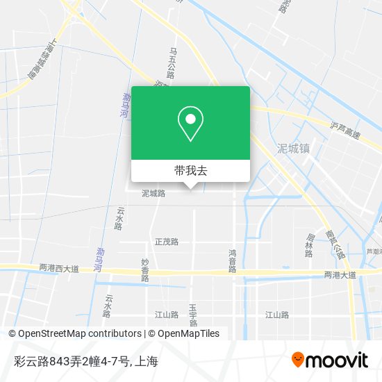 彩云路843弄2幢4-7号地图