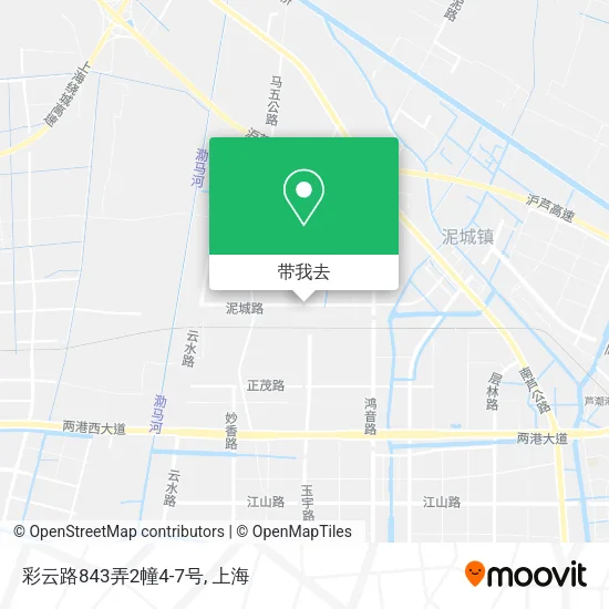 彩云路843弄2幢4-7号地图