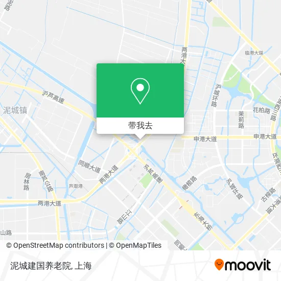 泥城建国养老院地图