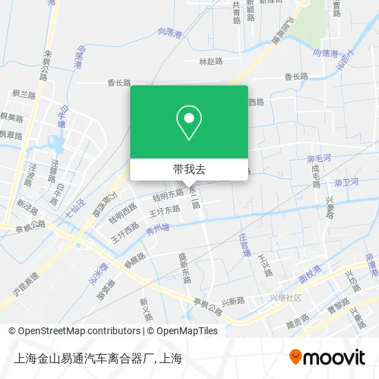 上海金山易通汽车离合器厂地图