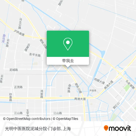 光明中医医院泥城分院-门诊部地图