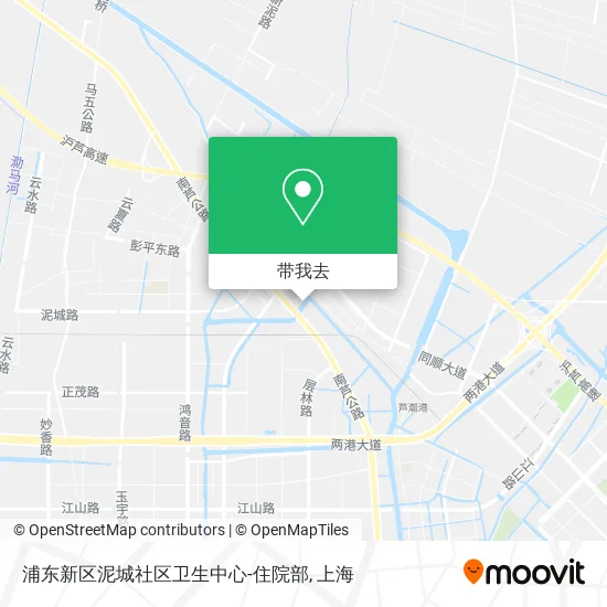 浦东新区泥城社区卫生中心-住院部地图
