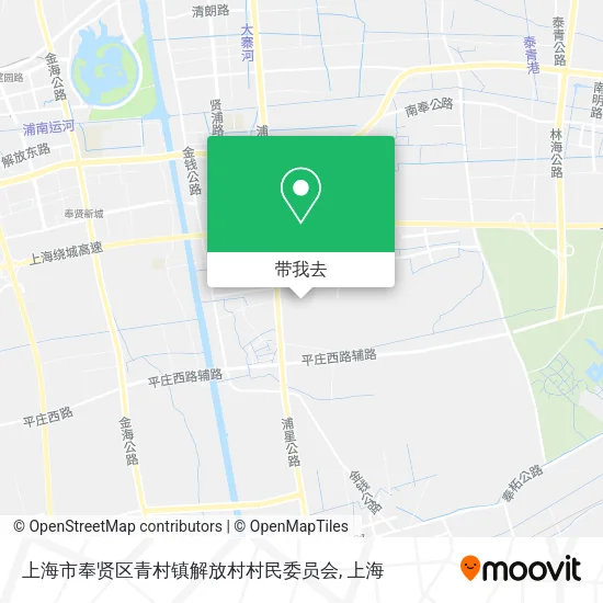 上海市奉贤区青村镇解放村村民委员会地图