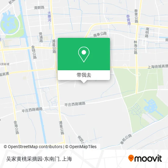 吴家黄桃采摘园-东南门地图