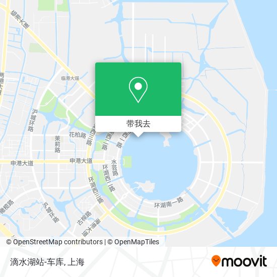 滴水湖站-车库地图