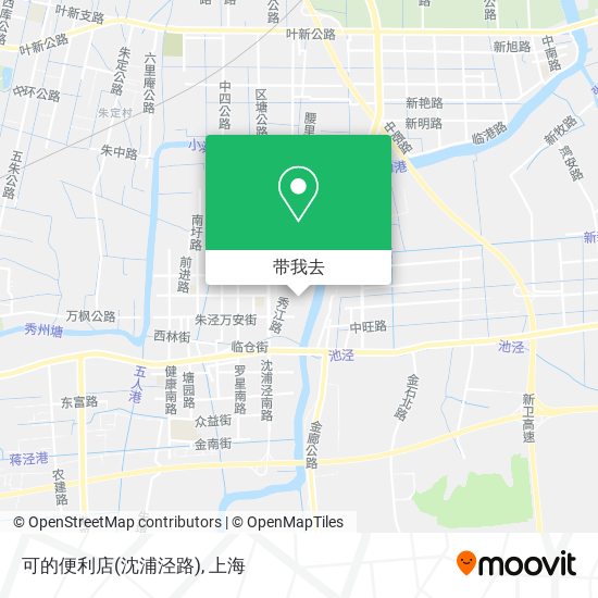 可的便利店(沈浦泾路)地图