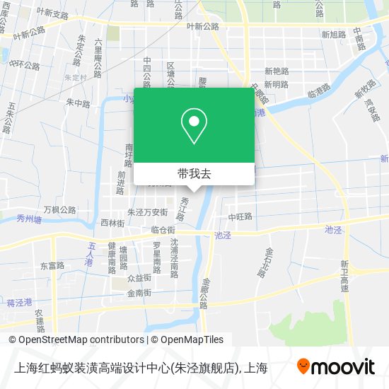 上海红蚂蚁装潢高端设计中心(朱泾旗舰店)地图