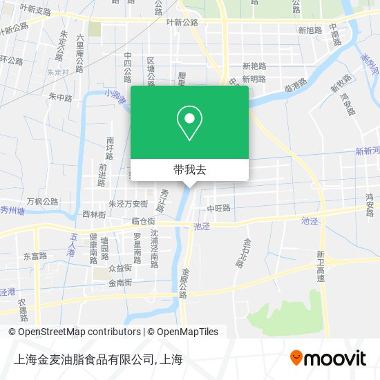 上海金麦油脂食品有限公司地图