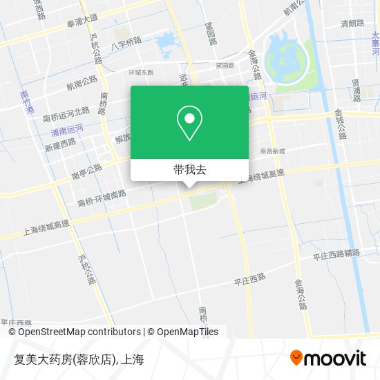 复美大药房(蓉欣店)地图