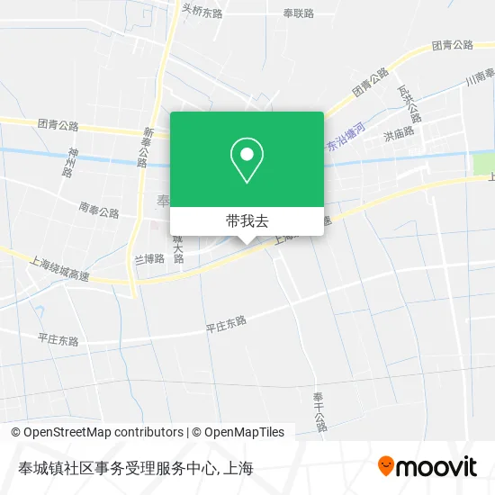 奉城镇社区事务受理服务中心地图