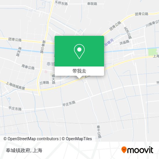 奉城镇政府地图
