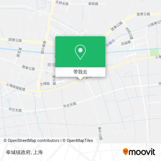 奉城镇政府地图