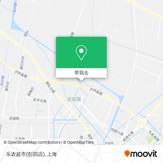 乐农超市(彭四店)地图