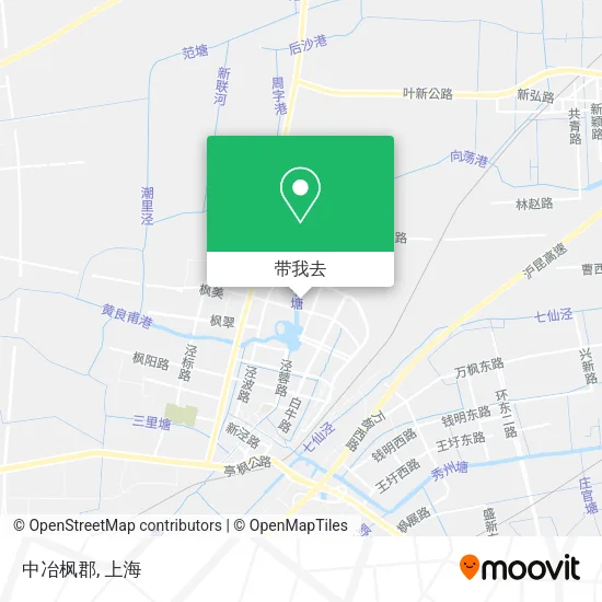 中冶枫郡地图