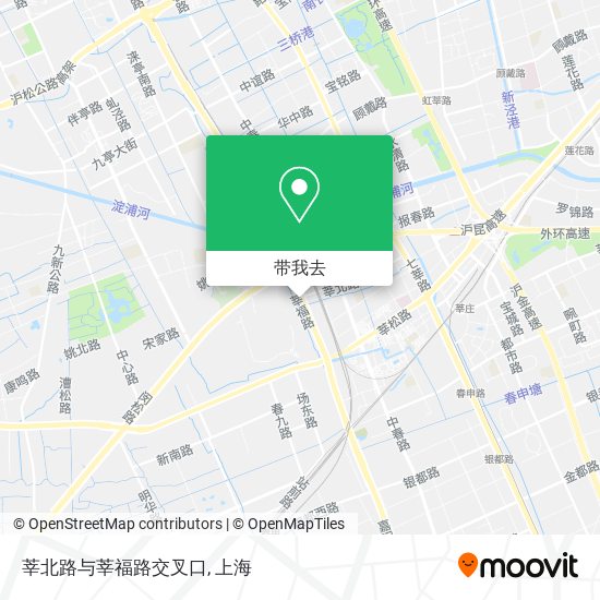 莘北路与莘福路交叉口地图