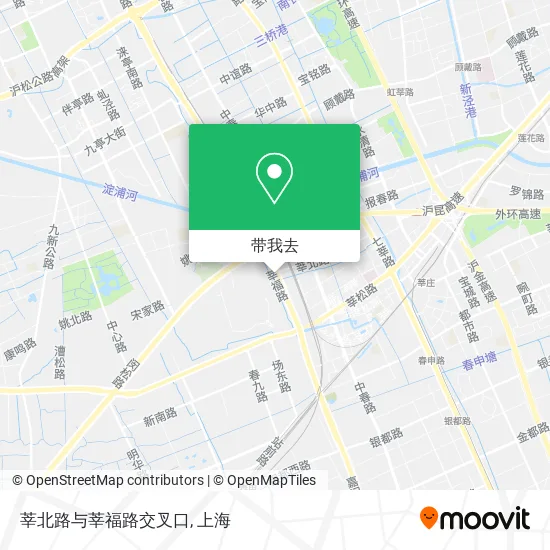 莘北路与莘福路交叉口地图