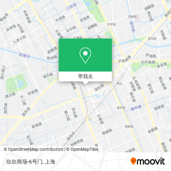 欣欣商场-6号门地图