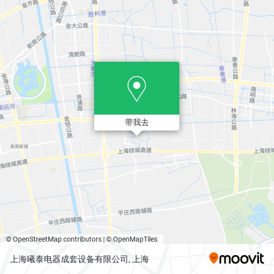 上海曦泰电器成套设备有限公司地图