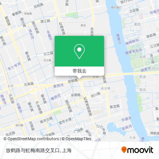 放鹤路与虹梅南路交叉口地图