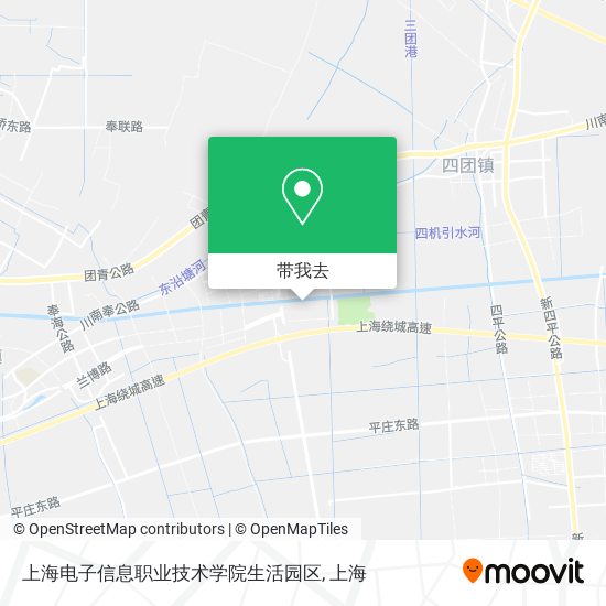 上海电子信息职业技术学院生活园区地图