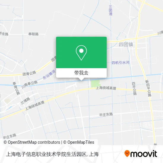 上海电子信息职业技术学院生活园区地图