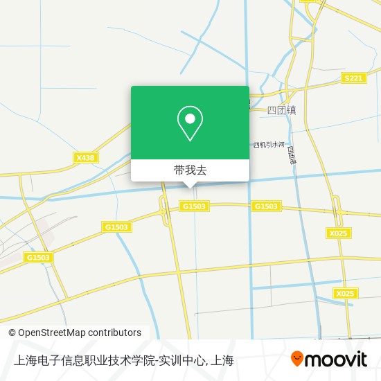 上海电子信息职业技术学院-实训中心地图