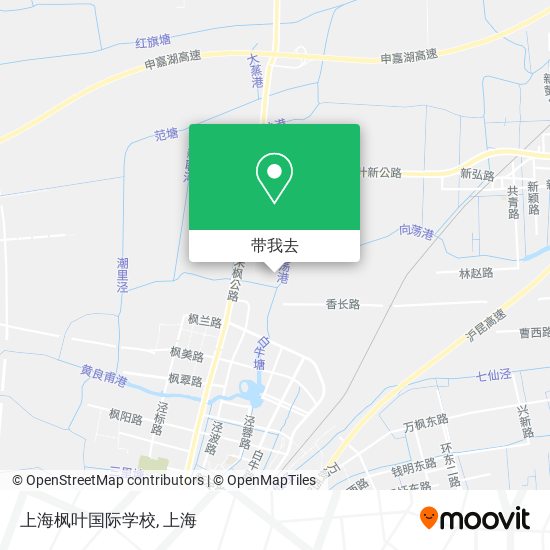 上海枫叶国际学校地图
