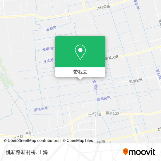 姚新路新村桥地图