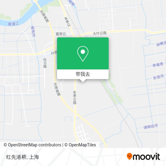 红先港桥地图