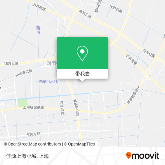佳源上海小城地图