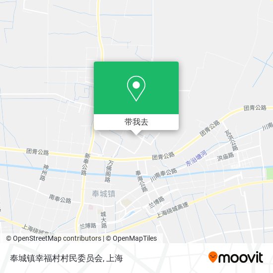 奉城镇幸福村村民委员会地图