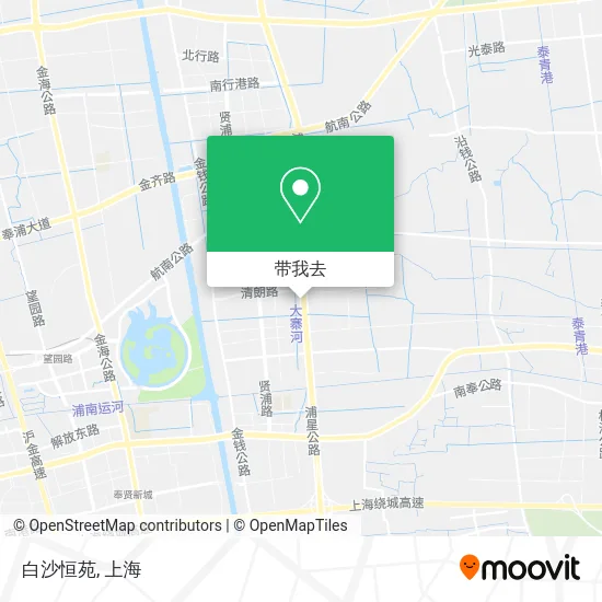 白沙恒苑地图
