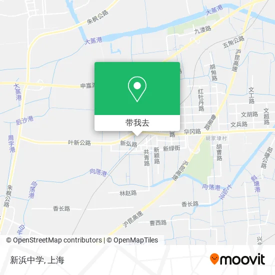 新浜中学地图