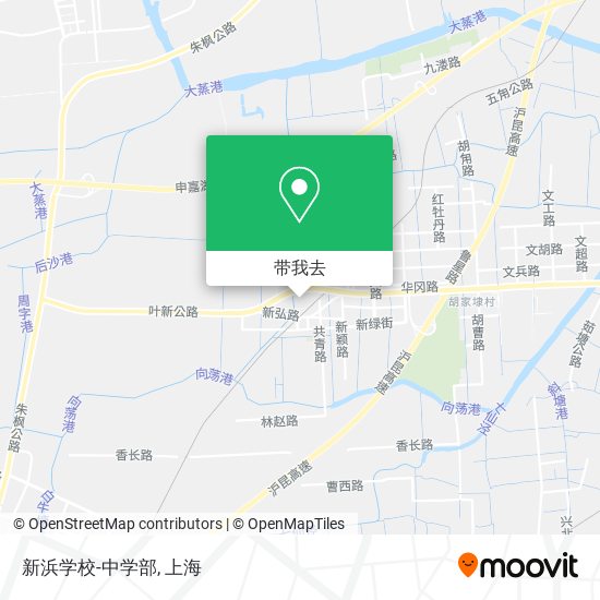 新浜学校-中学部地图