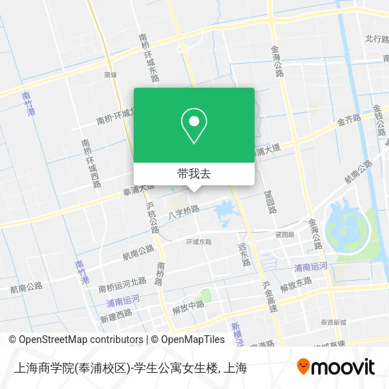 上海商学院(奉浦校区)-学生公寓女生楼地图