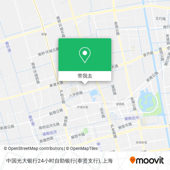 中国光大银行24小时自助银行(奉贤支行)地图