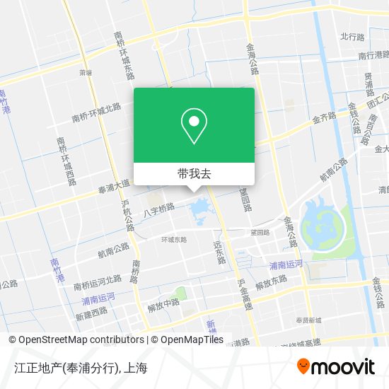 江正地产(奉浦分行)地图
