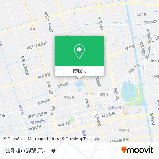 捷雅超市(聚贤店)地图