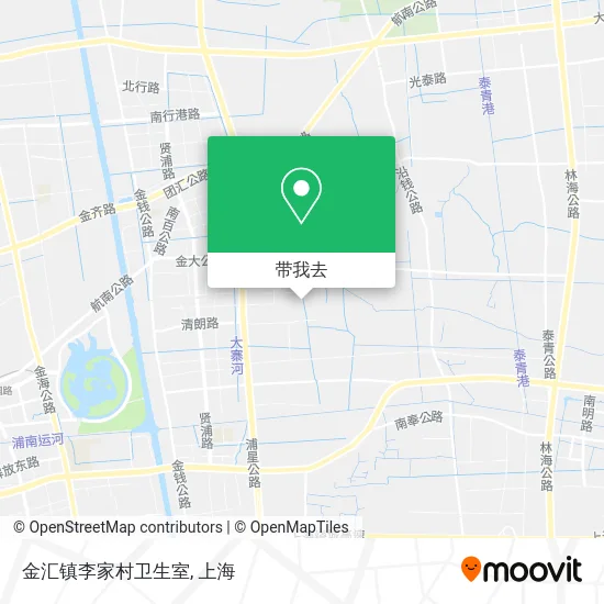 金汇镇李家村卫生室地图