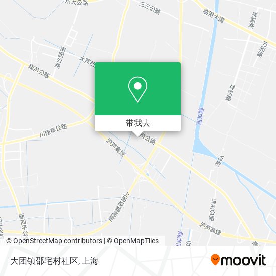 大团镇邵宅村社区地图