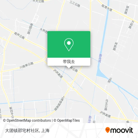 大团镇邵宅村社区地图