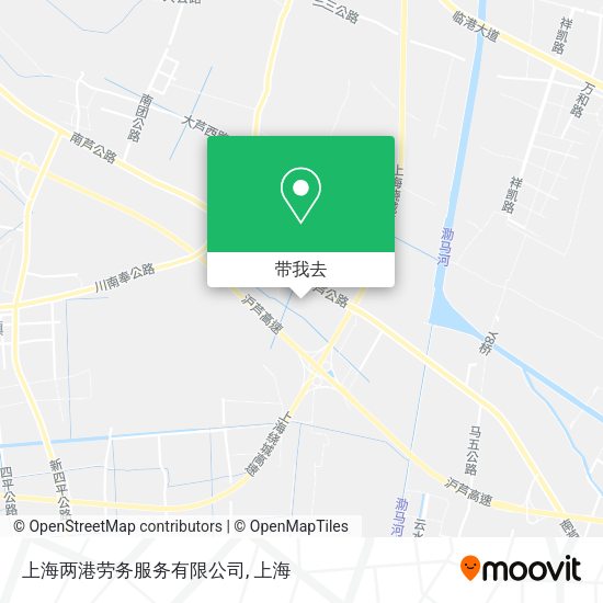 上海两港劳务服务有限公司地图
