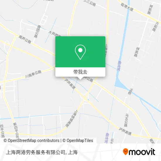 上海两港劳务服务有限公司地图