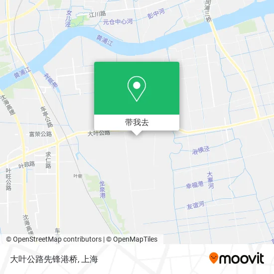 大叶公路先锋港桥地图