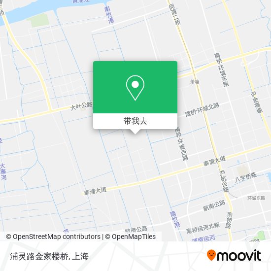 浦灵路金家楼桥地图