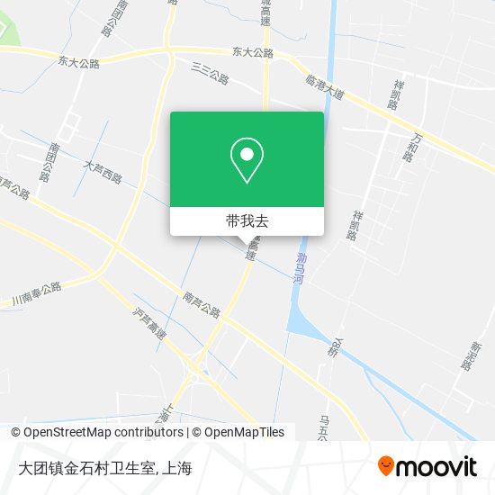 大团镇金石村卫生室地图