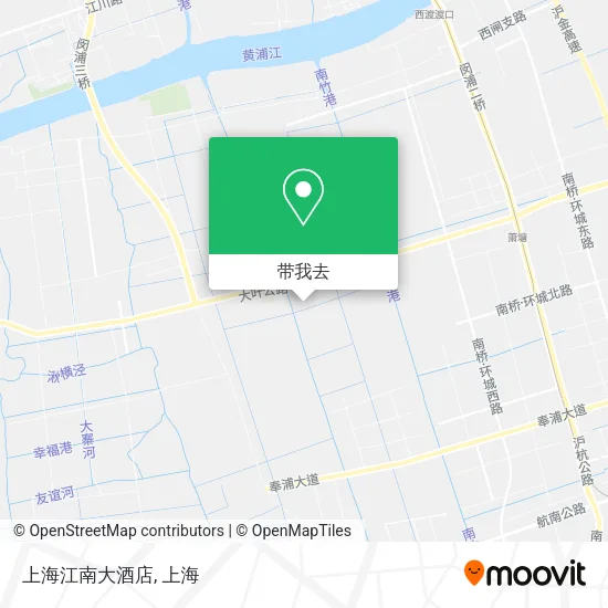 上海江南大酒店地图