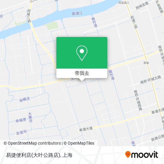 易捷便利店(大叶公路店)地图