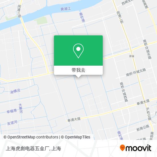 上海虎彪电器五金厂地图