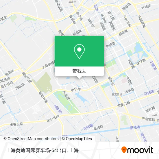 上海奥迪国际赛车场-54出口地图